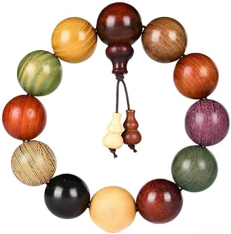 Beads Dia.20mm 12pcs Handcraft Natural Tan Wood