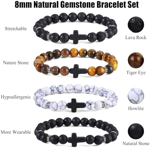 4-12 PCS Bracelets for Men