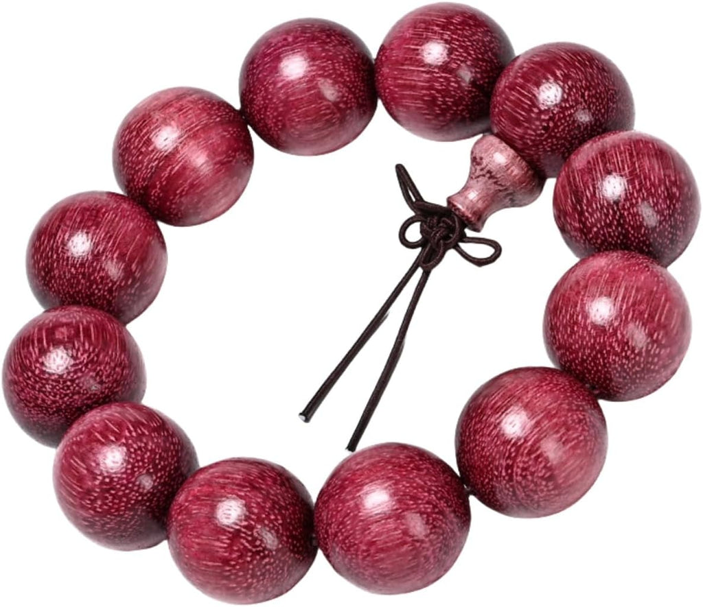 Beads Dia.20mm 12pcs Handcraft Natural Tan Wood