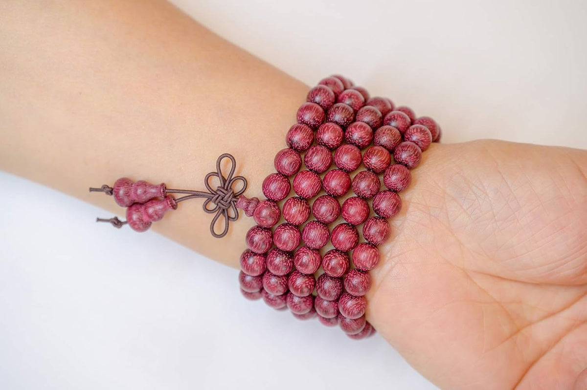 Mala Beads Bracelet 108 8mm Prayer Meditation Sandalwood Elastic…