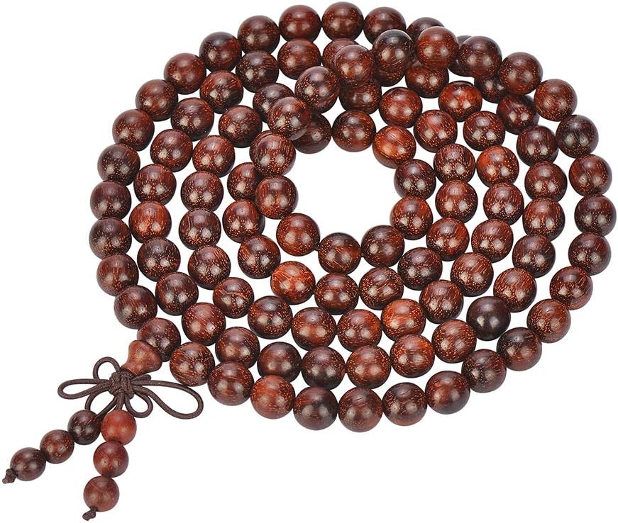 Mala Beads Bracelet 108 8mm Prayer Meditation Sandalwood Elastic…