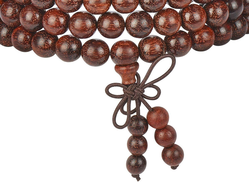 Mala Beads Bracelet 108 8mm Prayer Meditation Sandalwood Elastic…