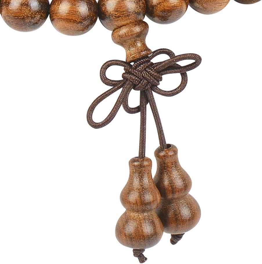 Mala Beads Bracelet 108 8mm Prayer Meditation Sandalwood Elastic…