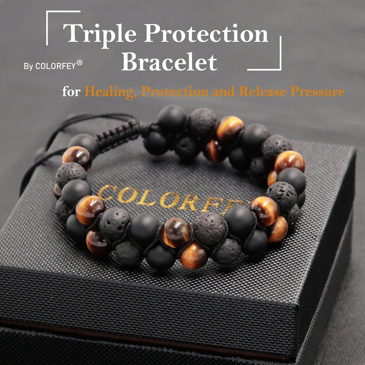 Triple Protection Bracelet for Men Women