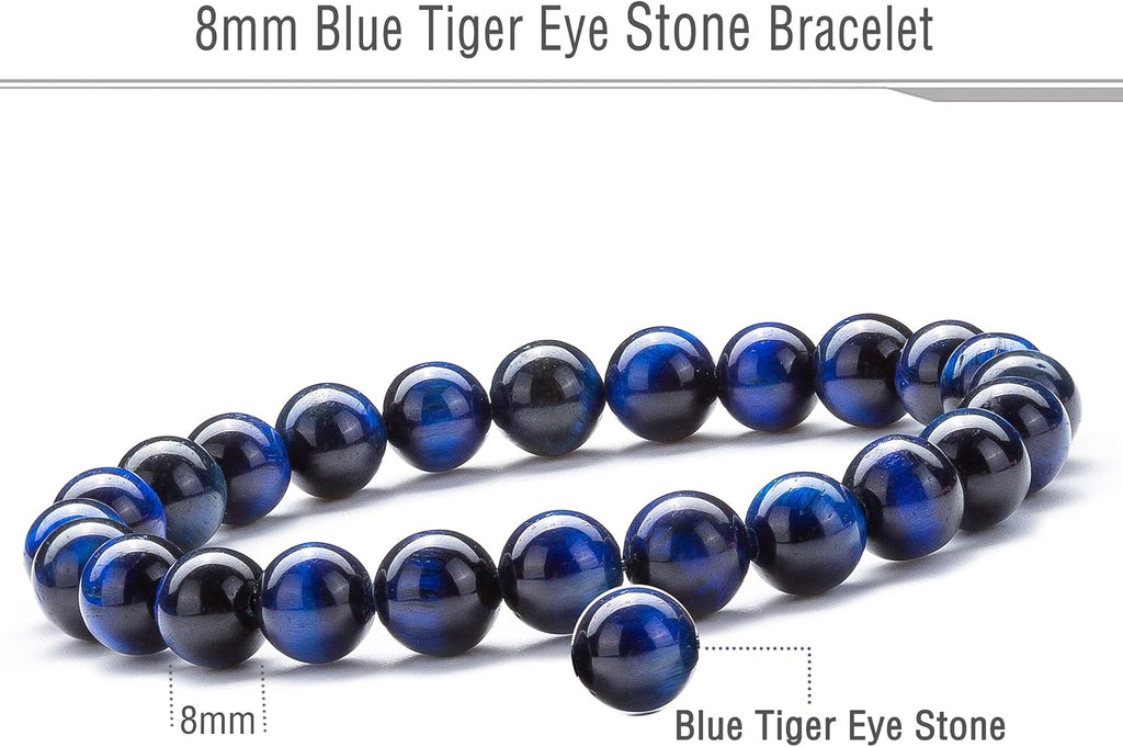 Men Women 8mm Natural Stone Lava Rock Diffuser Bracelet
