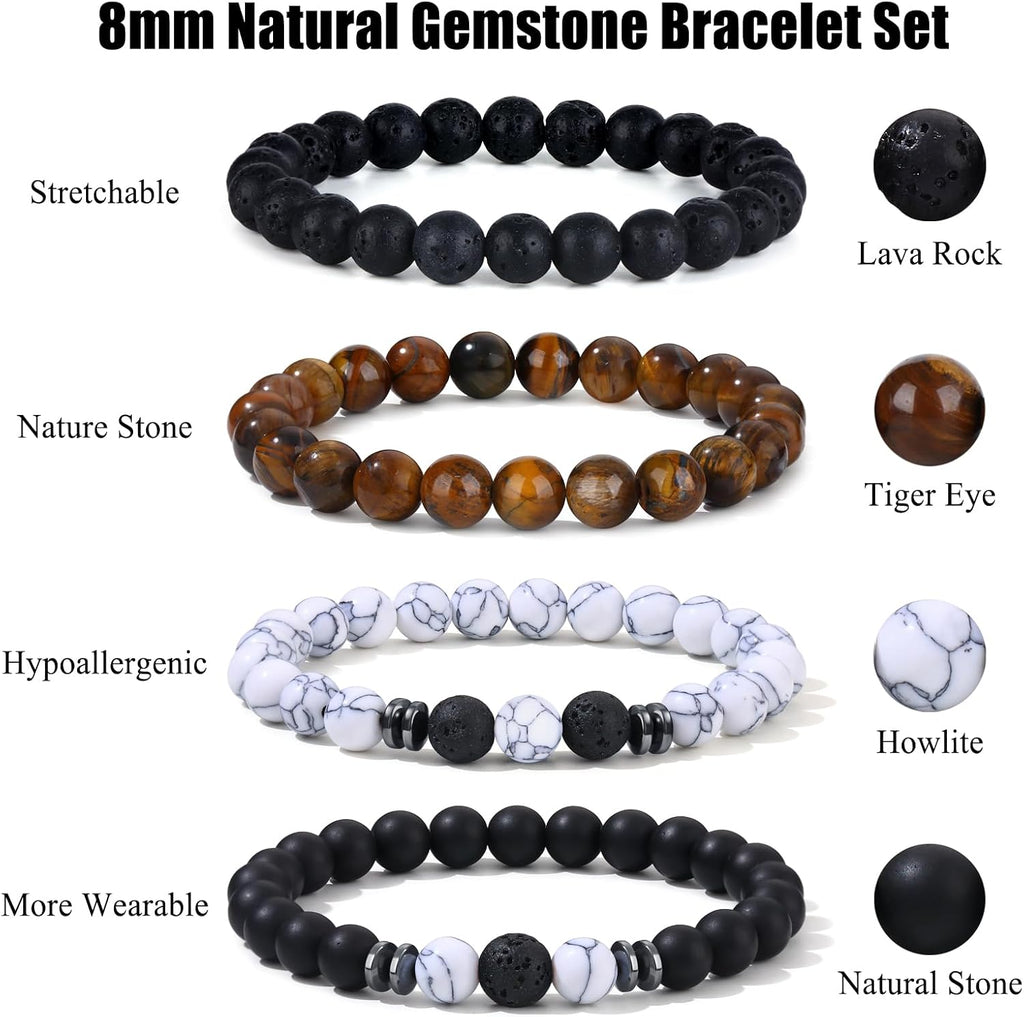 4-12 PCS Bracelets for Men