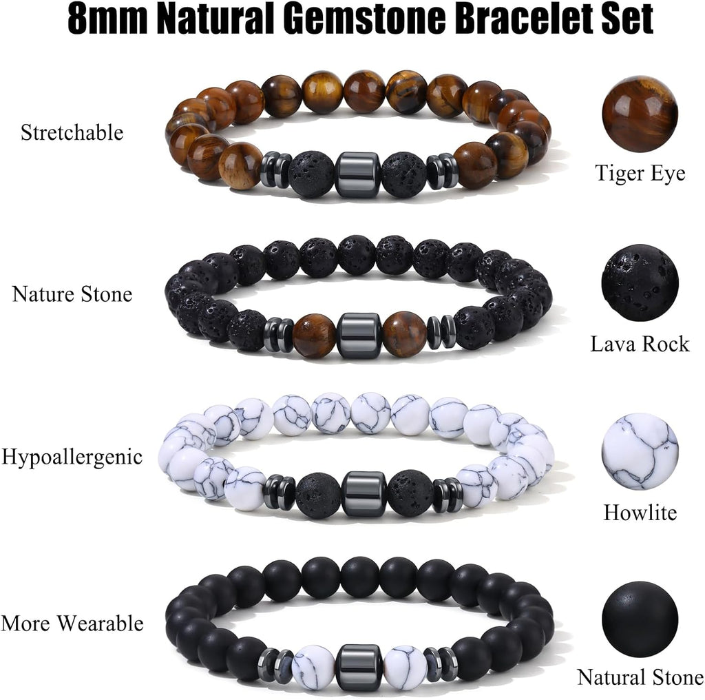 4-12 PCS Bracelets for Men