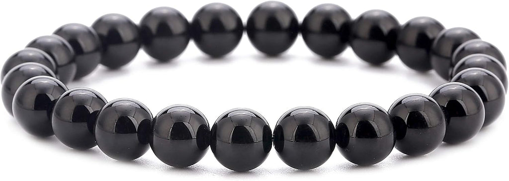 Men Women 8mm Natural Stone Lava Rock Diffuser Bracelet