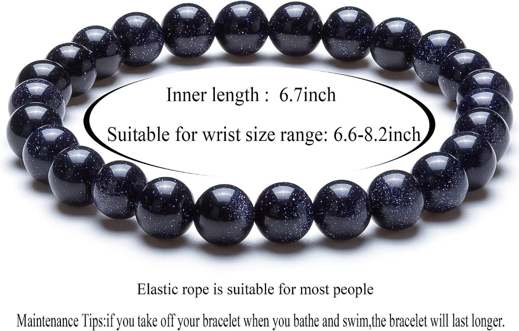 Men Women 8mm Natural Stone Lava Rock Diffuser Bracelet