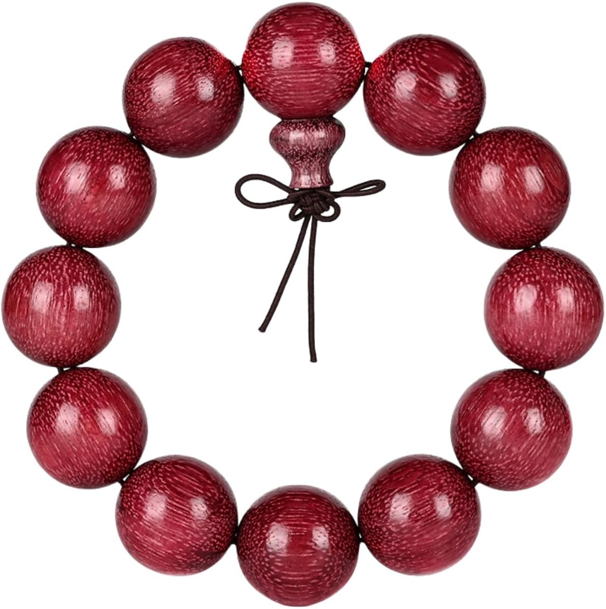 Beads Dia.20mm 12pcs Handcraft Natural Tan Wood