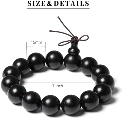 Beads 15 mm Diameter, 15 pcs, Handcrafted Natural Wooden