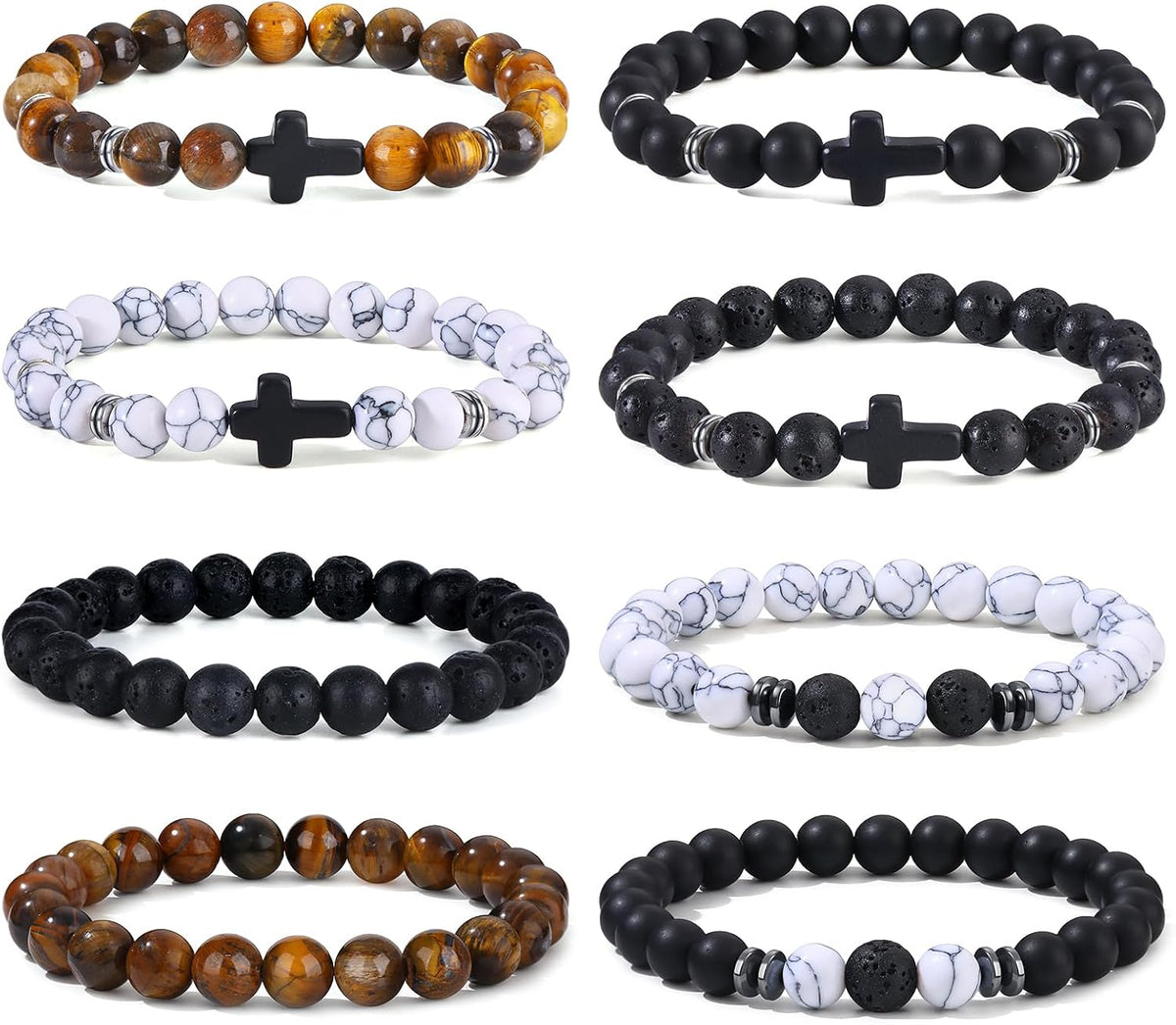 4-12 PCS Bracelets for Men