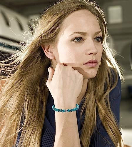 10:10 Beaded Bracelet For Men & Women, Natural Stone 6 MM Made In Italy