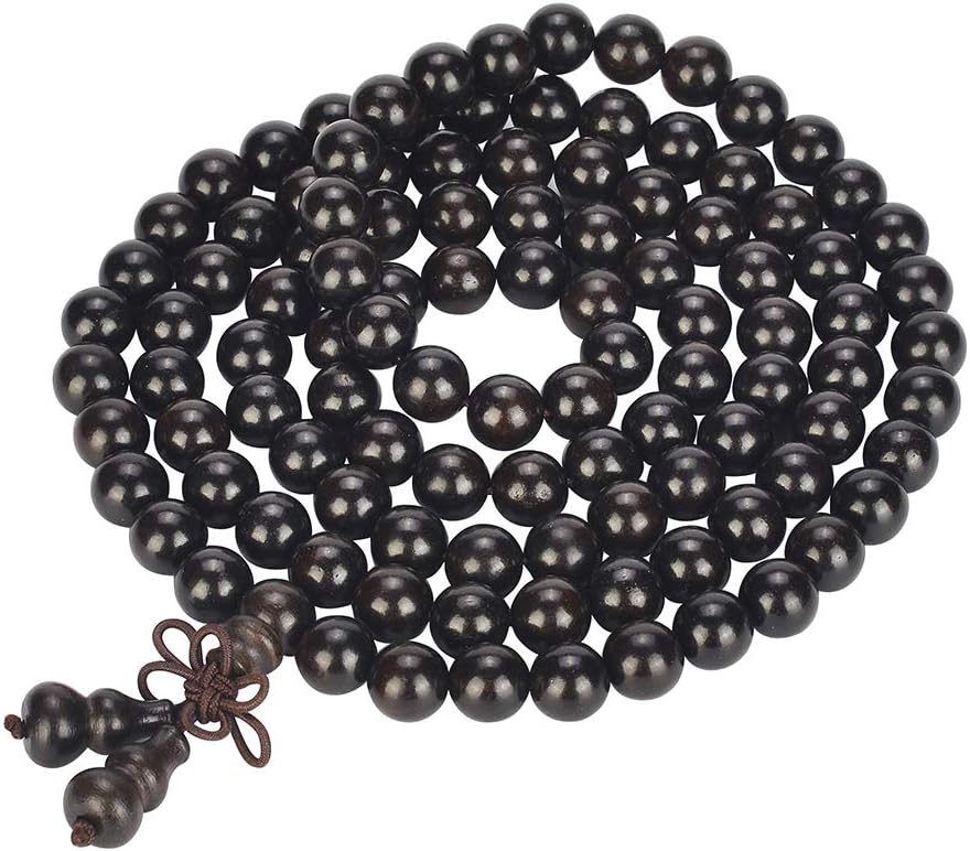 Mala Beads Bracelet 108 8mm Prayer Meditation Sandalwood Elastic…