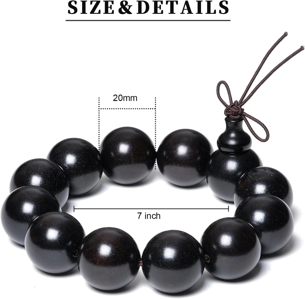 Beads Dia.20mm 12pcs Handcraft Natural Tan Wood