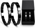 2Pcs Hematite Bracelet For Men, Reclaim Your Edge & Confidence Natural Hematite Beaded Stretch Bracelet