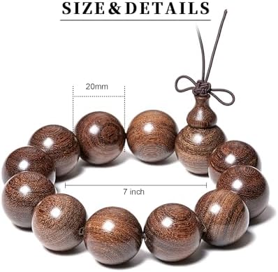 Beads Dia.20mm 12pcs Handcraft Natural Tan Wood