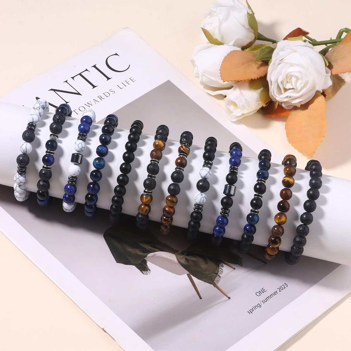 4-12 PCS Bracelets for Men