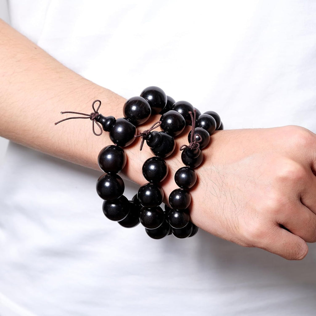 Beads Dia.20mm 12pcs Handcraft Natural Tan Wood