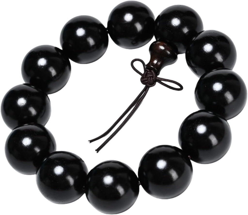 Beads Dia.20mm 12pcs Handcraft Natural Tan Wood