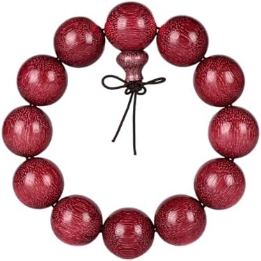 Beads Dia.20mm 12pcs Handcraft Natural Tan Wood