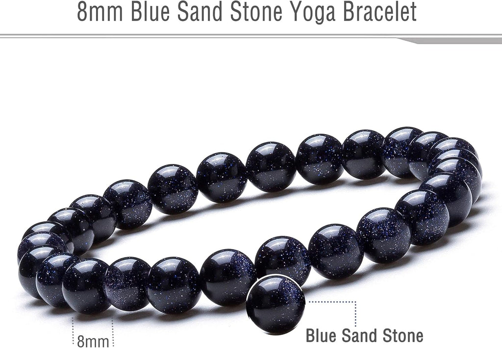 Men Women 8mm Natural Stone Lava Rock Diffuser Bracelet