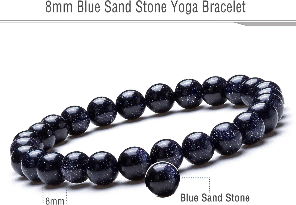 Men Women 8mm Natural Stone Lava Rock Diffuser Bracelet