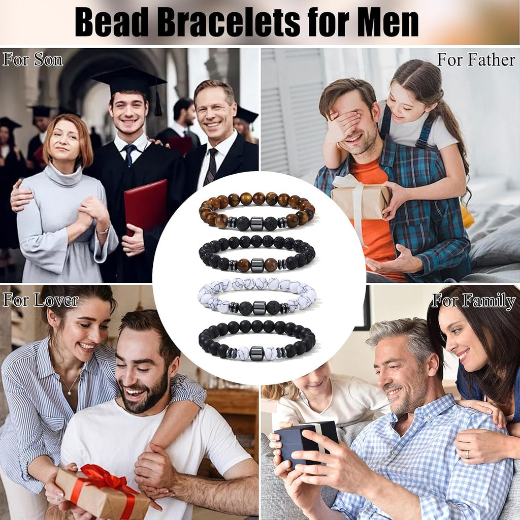 4-12 PCS Bracelets for Men