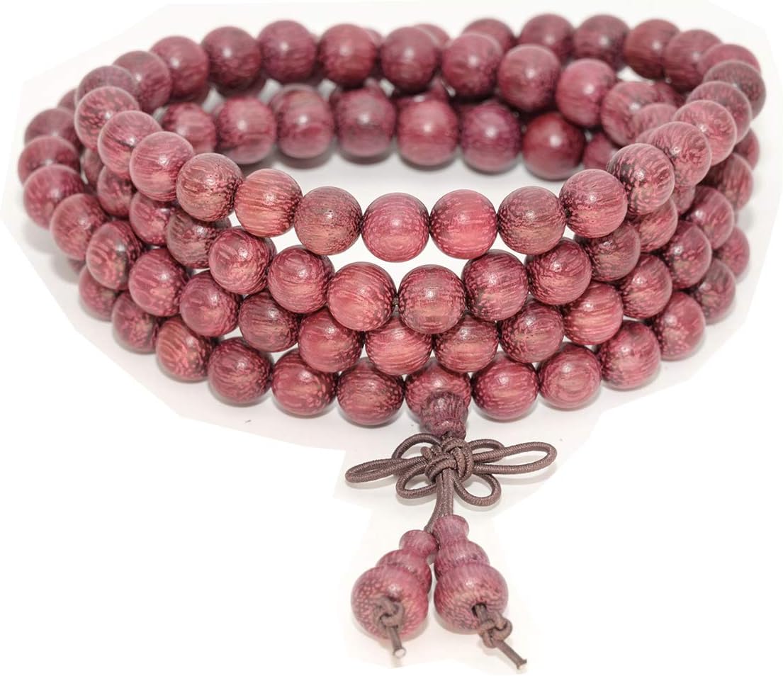 Mala Beads Bracelet 108 8mm Prayer Meditation Sandalwood Elastic…