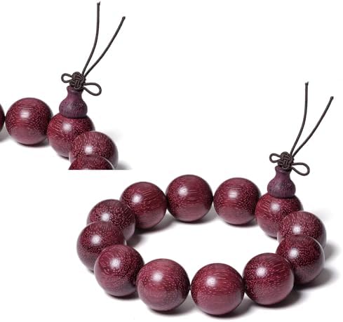 Beads 15 mm Diameter, 15 pcs, Handcrafted Natural Wooden